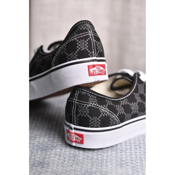 New! Size: 8 Men/9.5 Women | Vans Authentic Monogram - Black - Picture 5 of 16